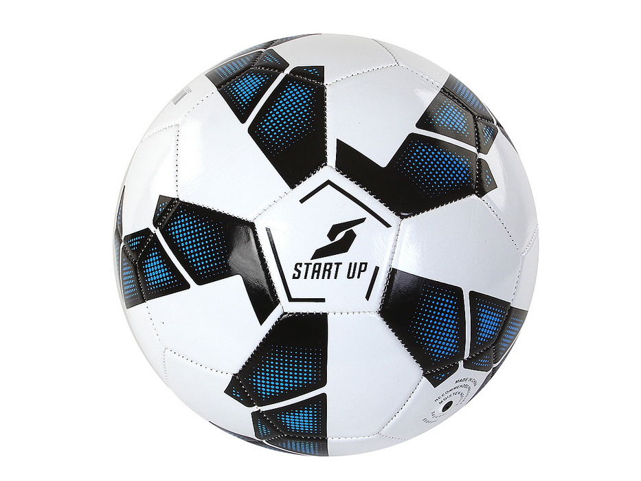 Мяч футбольный для отдыха Start Up E5131 белый/черный р.5 933_700