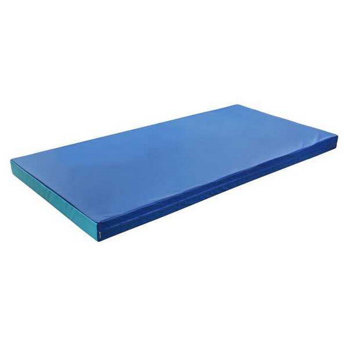 Мат гимнастический (1000*2000*100 мм) сине-голубой 700_700