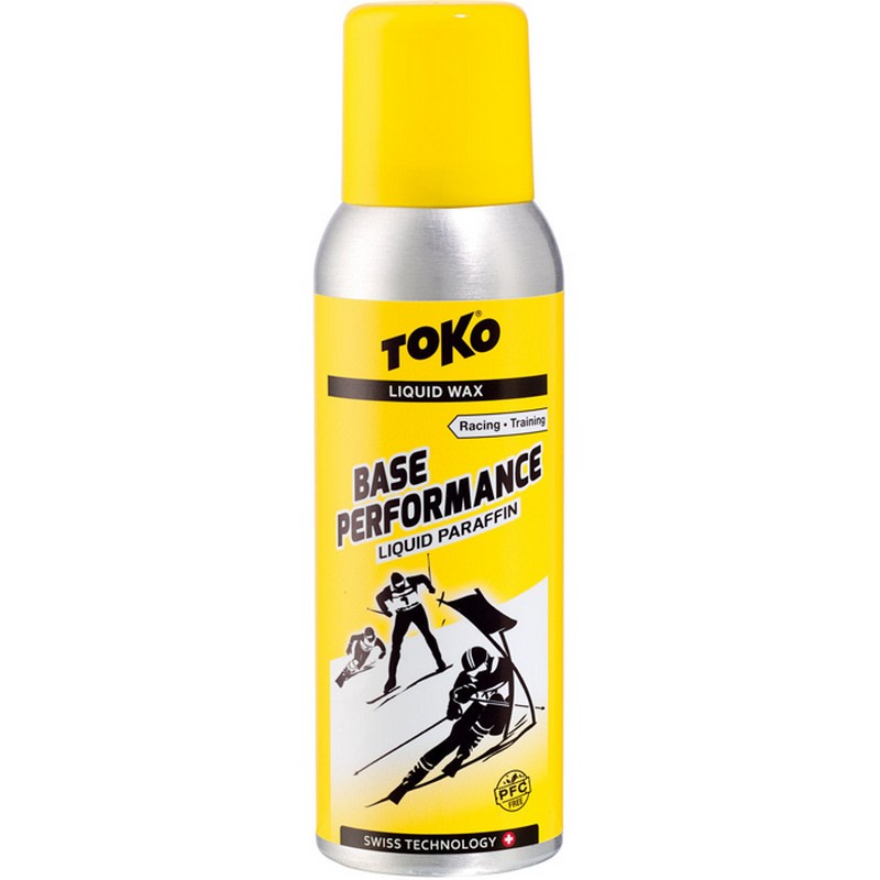 Экспресс смазка TOKO Base Performance Liquid Paraffin Yellow (0°С -6°С) 100 ml. 800_800