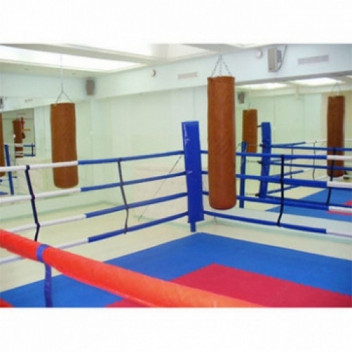 Ринг боксерский на растяжках Atlet 5х5 м, боевая зона 4х4 м, монтажная площадка 8х8 м IMP-A428 700_700