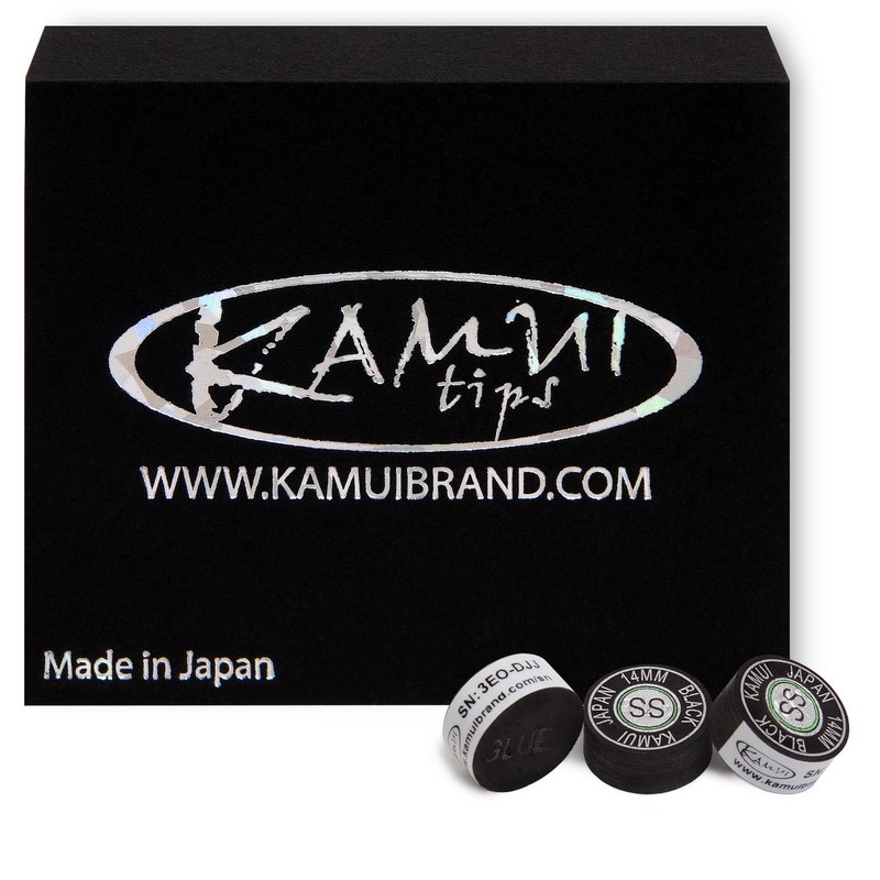 Наклейка для кия Kamui Black d14мм Super Soft 1шт 03107 800_800