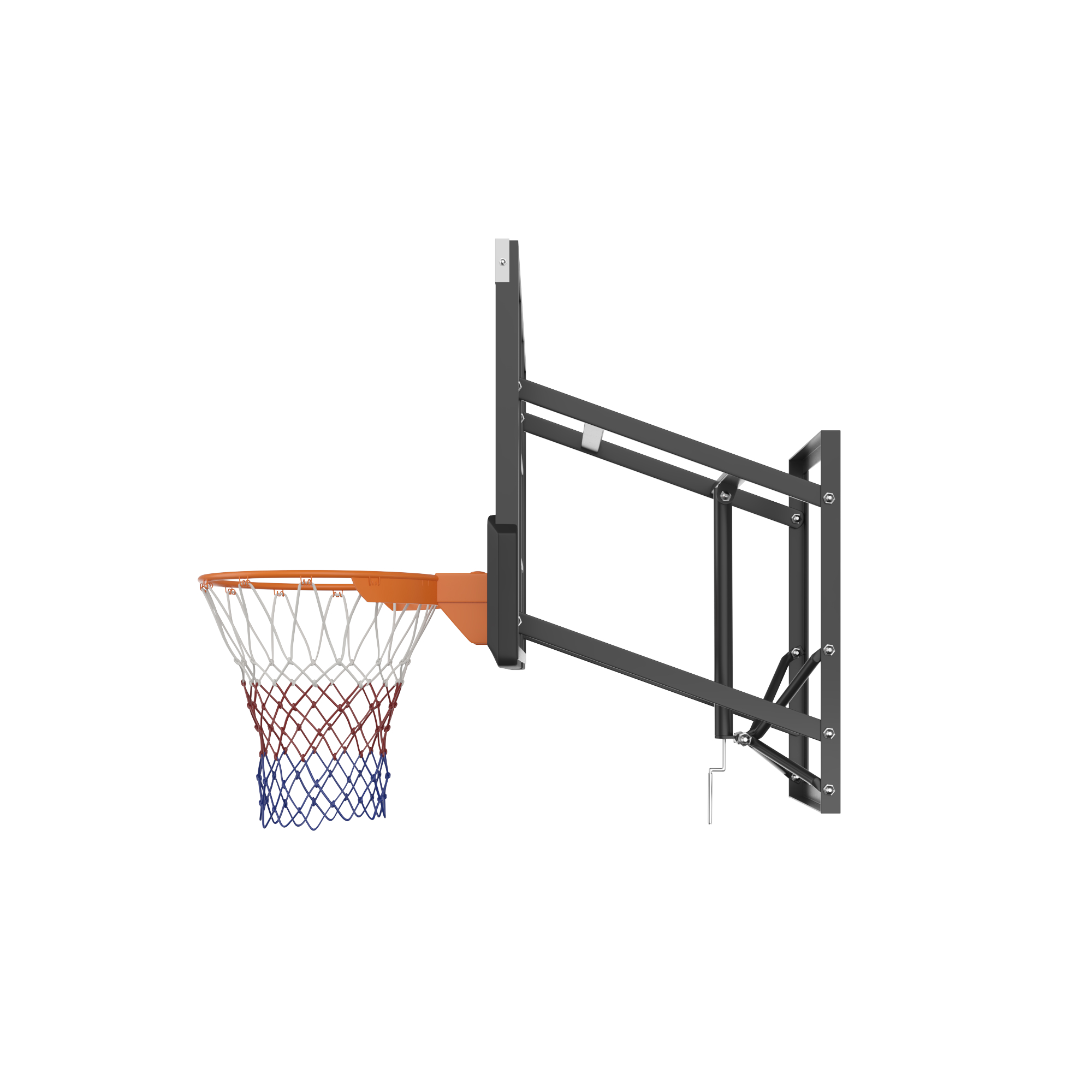 Баскетбольный щит регулируемый Unix Line B-Backboard-PC 50"x32" R45 BSBS50APCBK 2000_2000