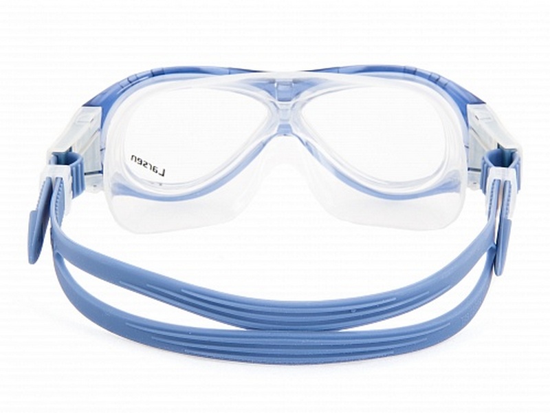 Очки для плавания Larsen К5 силикон синий 800_600