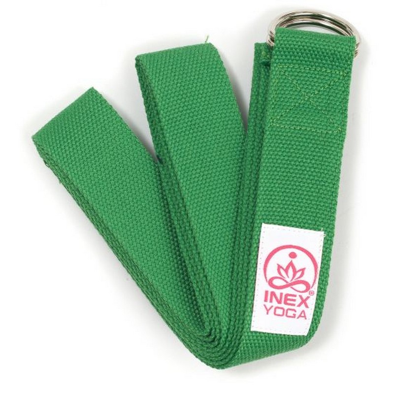 Ремень для йоги Inex Stretch Strap HG\YSTRAP-GG\24-GG-00 зеленый 800_800