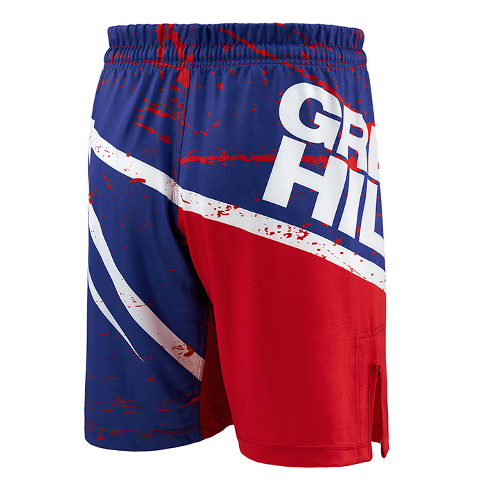 Шорты для MMA Green Hill MMS-3851, красно-синие 700_700