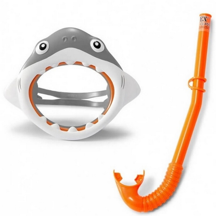 Набор маска с трубкой Intex Shark Fun 55944 700_700