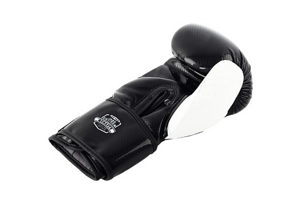 Боксерские перчатки Jabb JE-4078/US 48 черный/белый 12oz 933_700