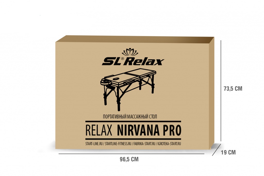 Массажный стол Start Line Relax Nirvana Pro (Blue) SLR-11 1024_683