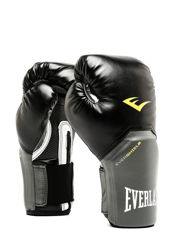 Перчатки тренировочные Everlast Pro Style Elite 12oz 2312E черный 600_800