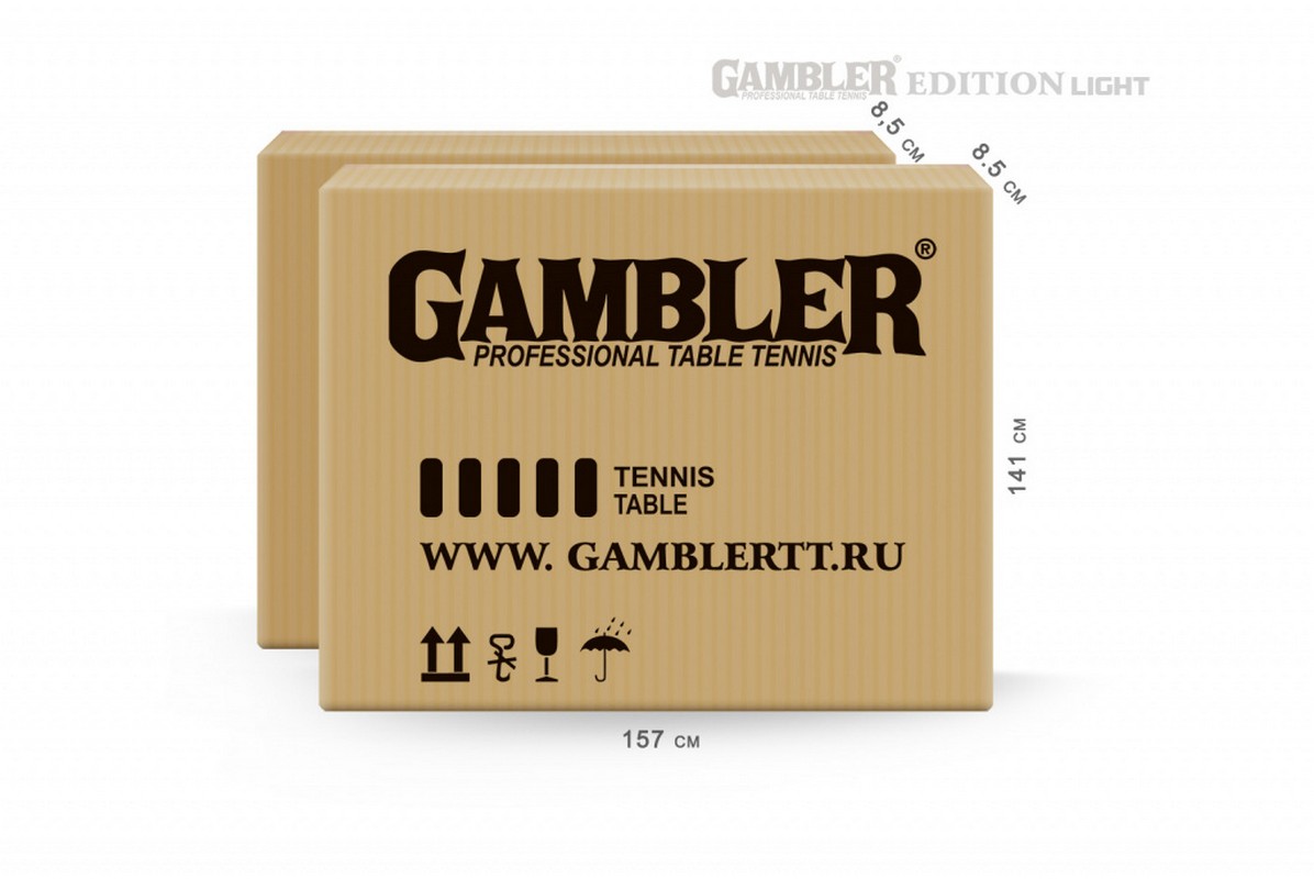 Стол теннисный Gambler Edition light Indoor GTS-3 1196_800
