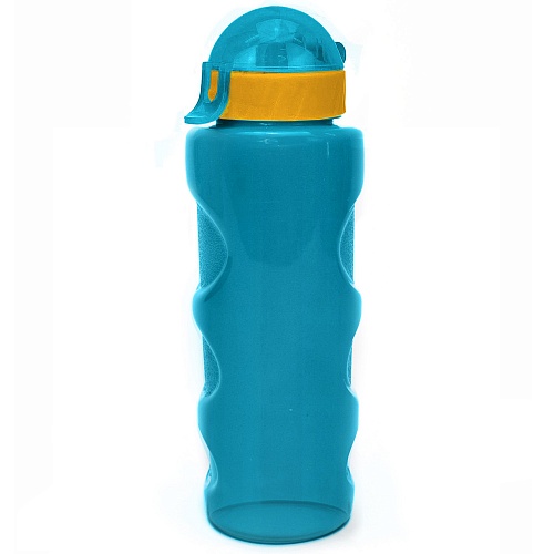Бутылка для воды LIFESTYLE со шнурком, 500 ml., anatomic, прозрачно/морской зеленый КК0157 500_500