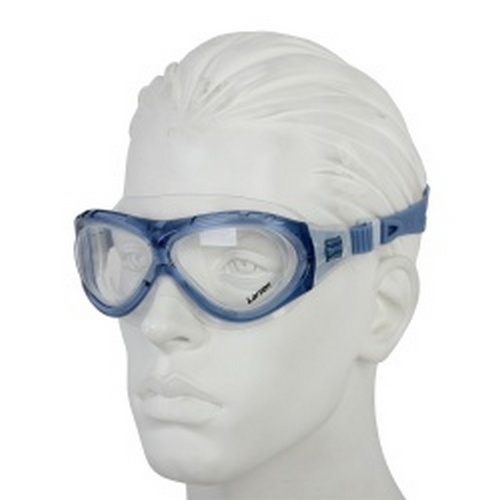 Очки для плавания Larsen К5 силикон синий 500_500