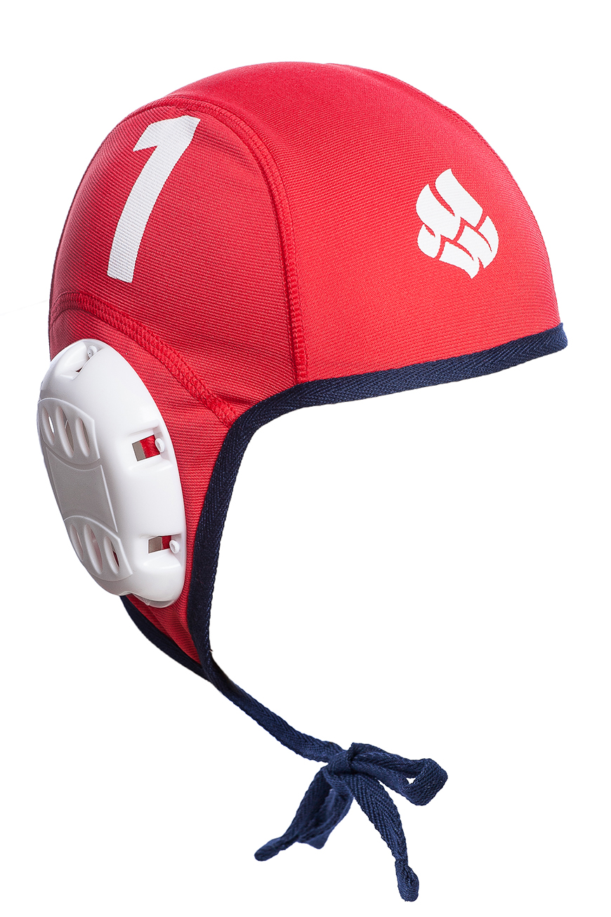 Шапочка для водного поло Mad Wave Waterpolo caps M0597 01 01 05W красный 870_1305