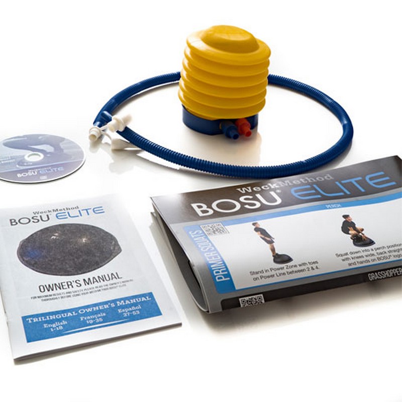Платформа балансировочная Bosu Balance Trainer Elite серый 800_800