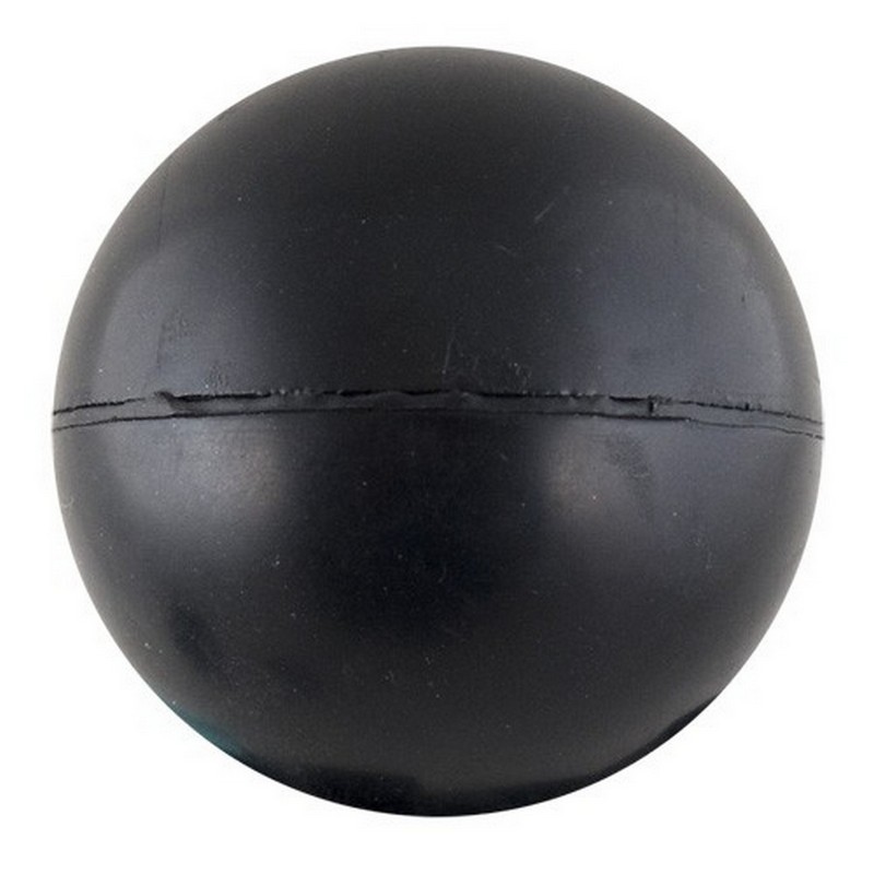 Мяч для метания резина, d6 см MR-MM черный 800_800