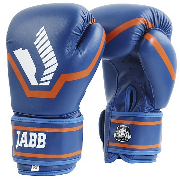 Боксерские перчатки Jabb JE-2015/Basic 25 синий 6oz 700_700