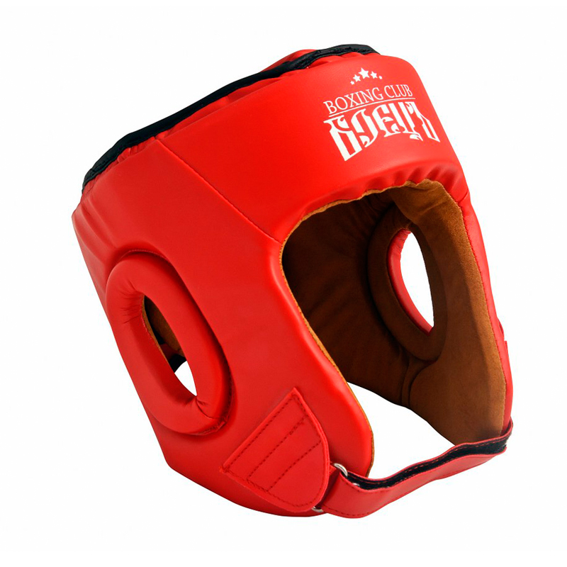 Шлем боксерский Боецъ BHG-22 Красный 800_800