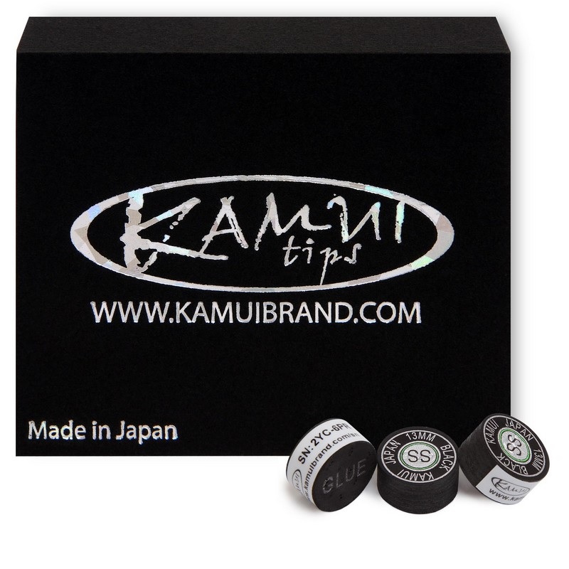 Наклейка для кия Kamui Black d13мм Super Soft 1шт 03103 800_800