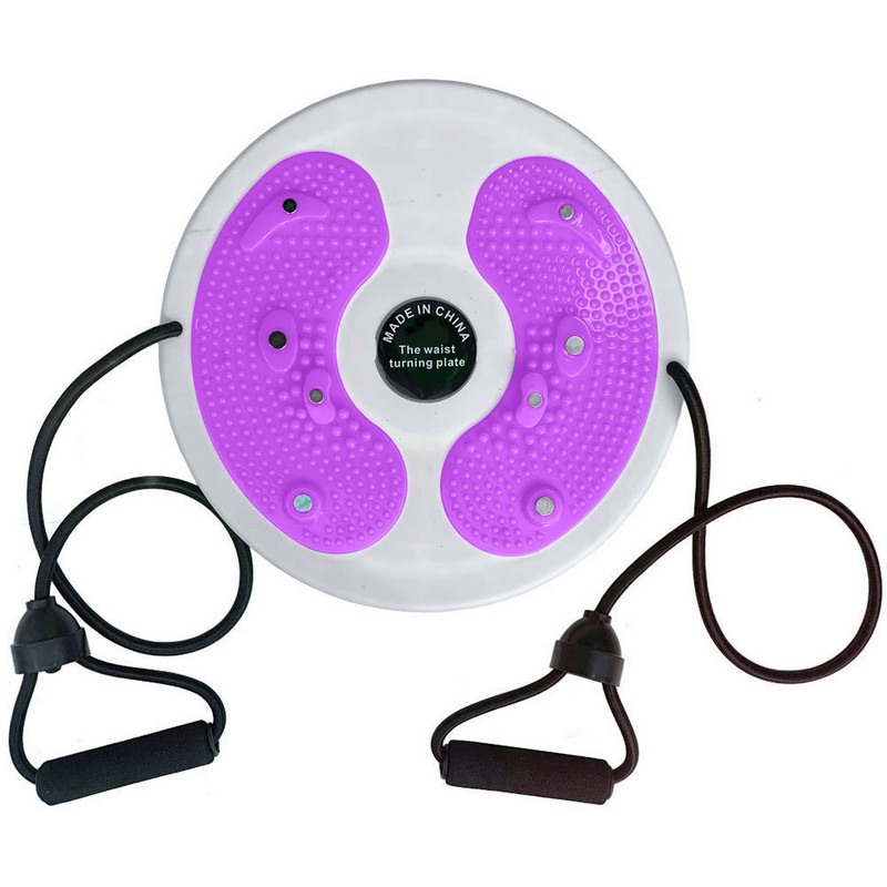 Диск вращения Sportex Грация, с эспандером D34413-3 фиолетовый 800_800