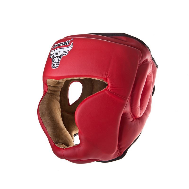 Шлем боксерский Roomaif RHG-140 PL красный 800_800