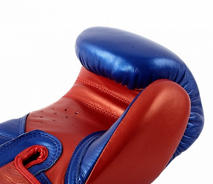 Боксерские перчатки Jabb JE-4069/Eu Fight синий/красный 10oz 810_700