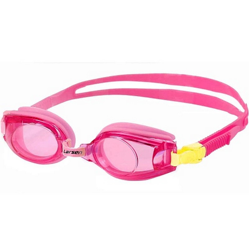 Очки для плавания Larsen DR5 розовый 800_800