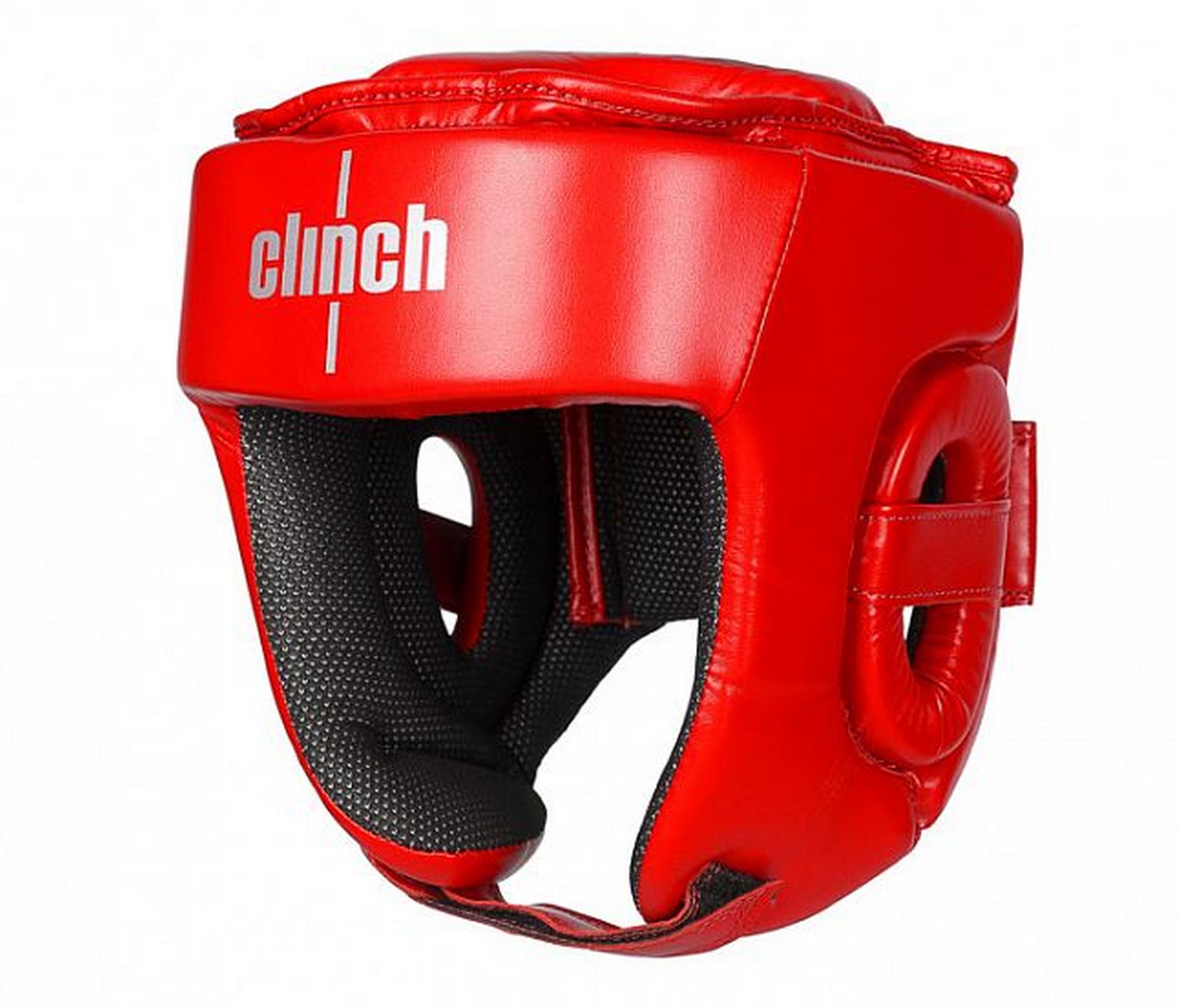 Шлем для единоборств Clinch Helmet Kick C142 красный 2000_1712