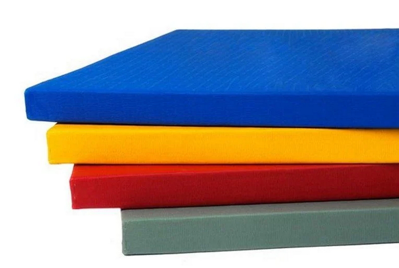 Татами Верх JUDO EURO 650 гр/м2 низ Antislip 670 гр/м2 ромб 40мм 1*1м DSFight 800_539