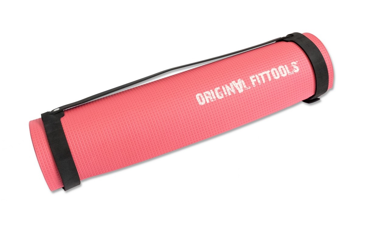 Мат для аэробики Original Fit.Tools 6 мм FT-MPM6PK (KAMA) розовый 1200_783