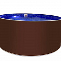 Круглый бассейн Лагуна 450х125см ТМ820/45011 темный шоколад (RAL 8017) 120_120