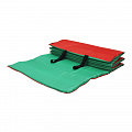 Коврик гимнастический Body Form 180x60x1 см BF-002 красный-зеленый 120_120