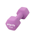 Гантель неопреновая Star Fit DB-201 4 кг, фиолетовый пастель 120_120