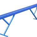 Бревно гимнастическое высокое мягкое L=5 м Glav 04.10.08-5 120_120