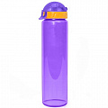 Бутылка для воды LIFESTYLE со шнурком, 500 ml., straight, прозрачно/фиолетовый КК0158 120_120