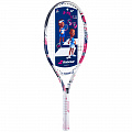 Ракетка для большого тенниса детская 7-9 лет Babolat B`FLY 23 Gr000 140486 бело-розовый 120_120