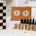 Шахматы обиходные деревянные с дорожной деревянной доской "Классика" 450-20 120_120
