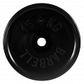 Диск олимпийский d51мм евро-классик MB Barbell MB-PltBE-15 15 кг черный 120_120