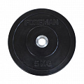 Диск бампированный обрезиненный Foreman D50 мм 20 кг FM/BM-20 черный 120_120