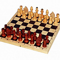 Шахматы Larsen лакированные с доской 120_120